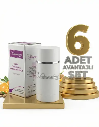 Naturalive Portakallı Deodorant 6x50 Gr - NATURALİVE BEAUTY