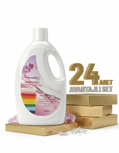 Naturalive Renkliler Sıvı Çamaşır Deterjanı 24x2,50 Lt - 1