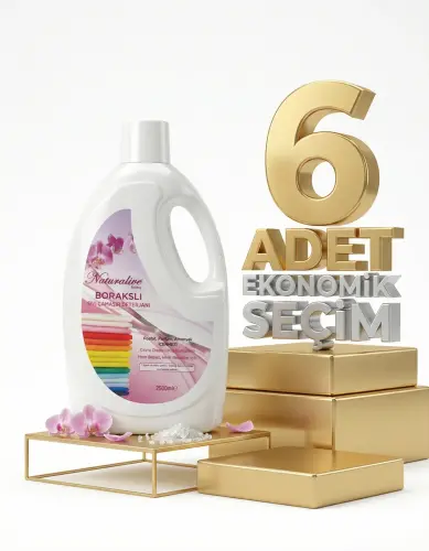Naturalive Renkliler Sıvı Çamaşır Deterjanı 6x2,50 Lt - NATURALİVE BEAUTY