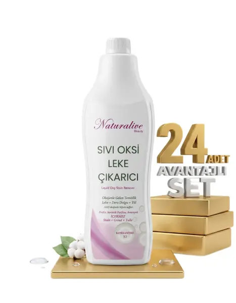 Naturalive Sıvı Oksi Leke Çıkarıcı 24x1000 Ml - 1