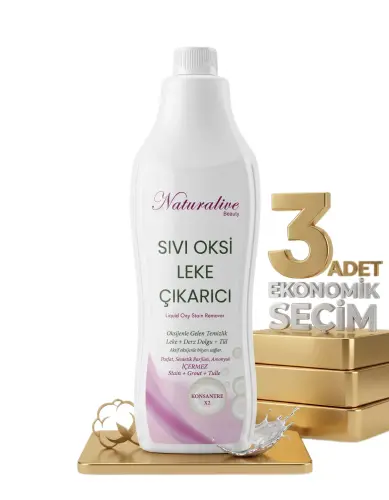 Naturalive Sıvı Oksi Leke Çıkarıcı 3x1000 Ml - NATURALİVE