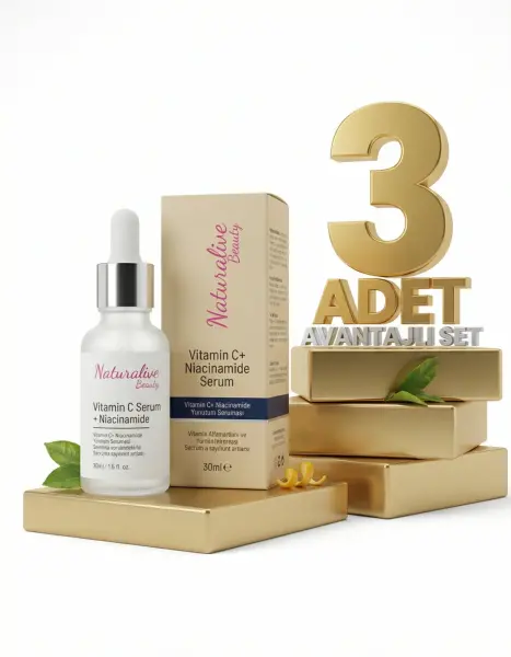 Naturalive Vitamin C+ Niacinamide Serum 3x30 Ml - 1
