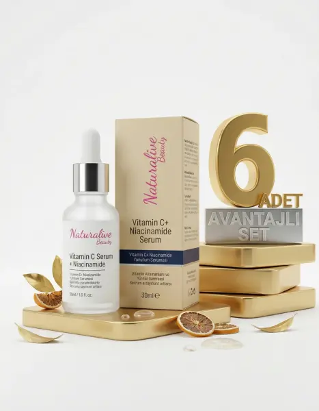 Naturalive Vitamin C+ Niacinamide Serum 6x30 Ml - 1
