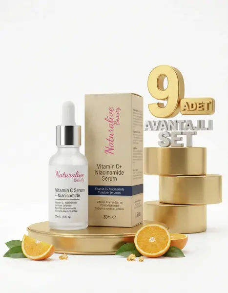 Naturalive Vitamin C+ Niacinamide Serum 9x30 Ml - 1