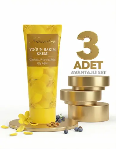 Naturalive Yoğun Bakım Kremi 3x50 Ml - Naturalive