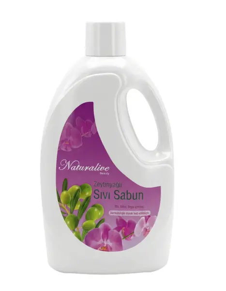 Naturalive Zeytinyağlı Sıvı El Sabunu 2,5 Lt - 1