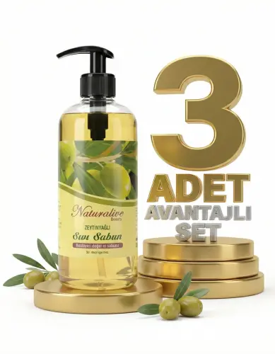Naturalive Zeytinyağlı Sıvı Sabun 3x500 Ml - Naturalive