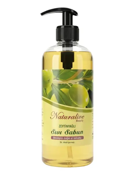 Naturalive ZeytinYağlı Sıvı Sabun 500 Ml - 1