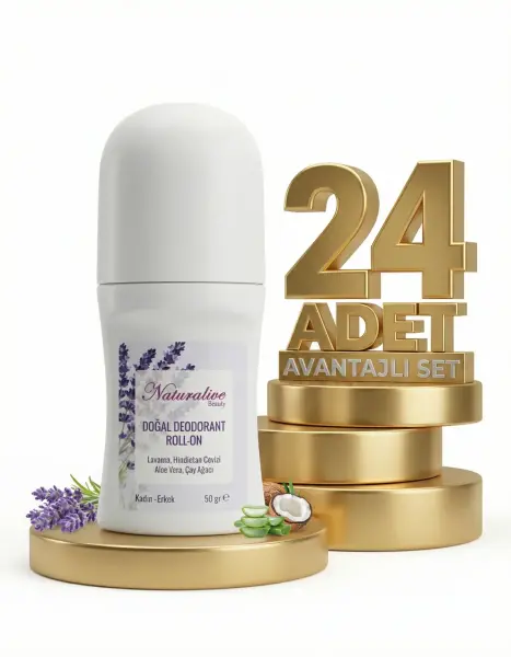 Naturelive Doğal Hindistan Cevizli Roll-on Deodorant 24x50 Gr - 1