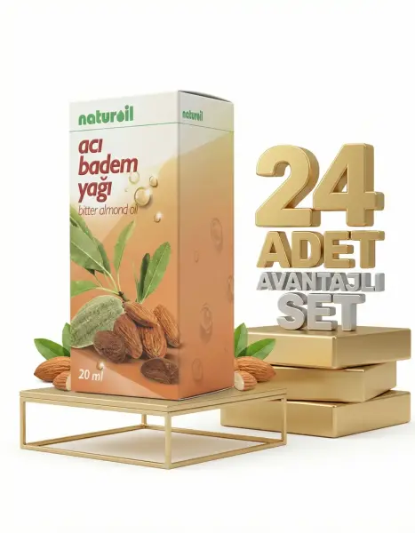 Naturoil Acı Badem Yağı 24x20 Cc - 1