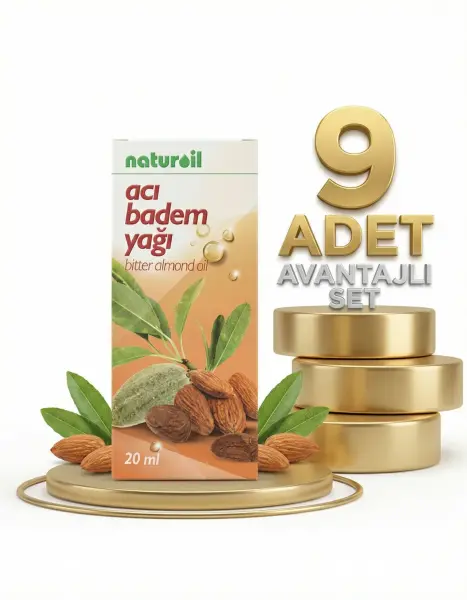 Naturoil Acı Badem Yağı 9x20 Cc - 1