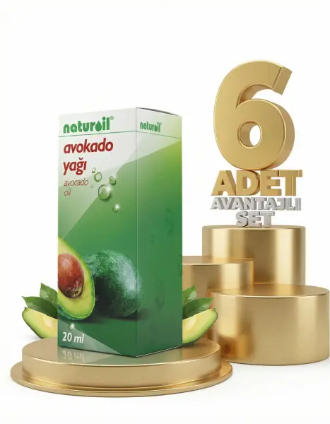 Naturoil Avakado Yağı 6x20 Cc - 1