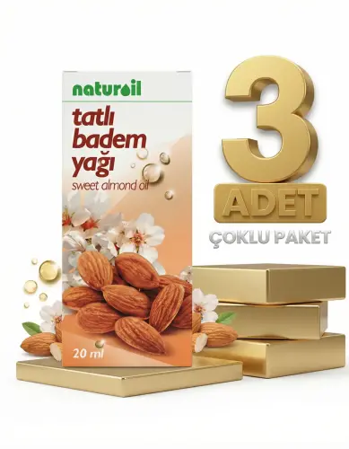 Naturoil Badem Yağı 3x20 Cc - Naturoil