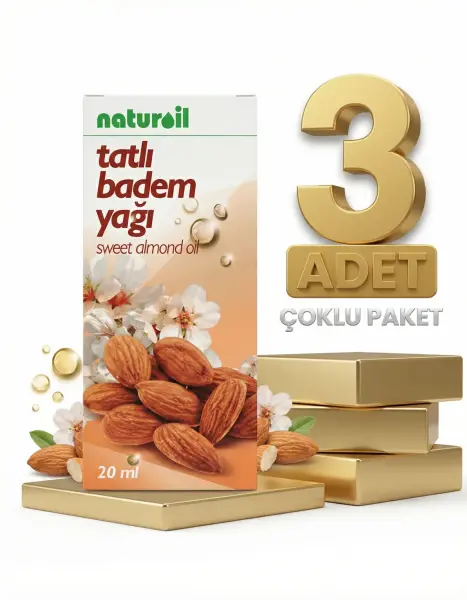 Naturoil Badem Yağı 3x20 Cc - 1