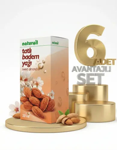 Naturoil Badem Yağı 6x20 Cc - Naturoil