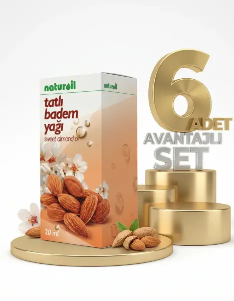 Naturoil Badem Yağı 6x20 Cc - 1