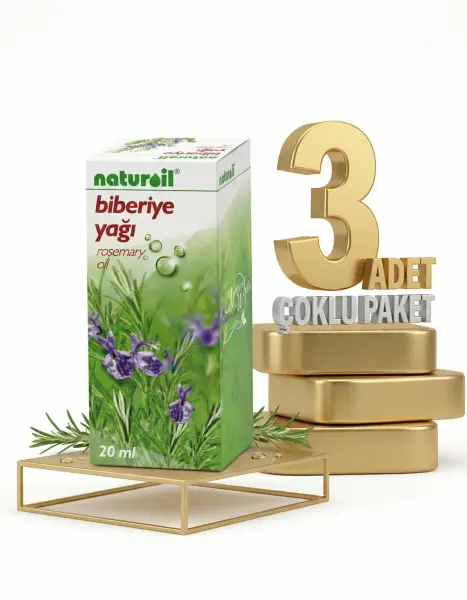 Naturoil Biberriye Yağı 3x20 Ml - 1