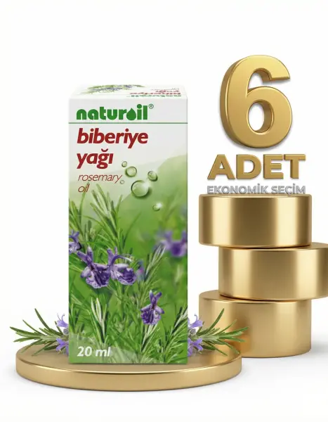 Naturoil Biberriye Yağı 6x20 Ml - 1