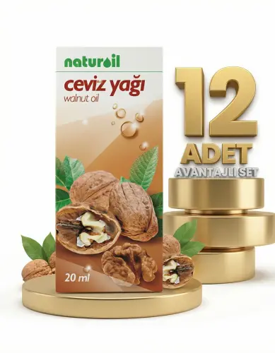 Naturoil Ceviz Yağı 12x20 Ml - Naturoil