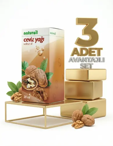 Naturoil Ceviz Yağı 3x20 Ml - Naturoil