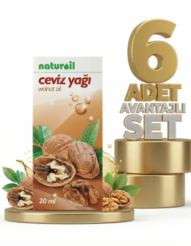 Naturoil Ceviz Yağı 6x20 Ml - Naturoil
