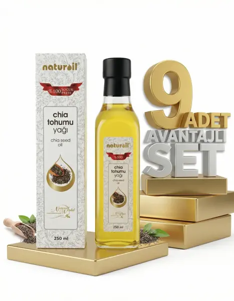 Naturoil Chıa Tahumu Yağı 9x250 Gr - 1