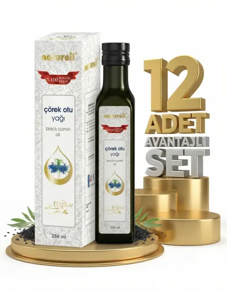 Naturoil Çörek Otu Yağı 12x250 Ml - 1