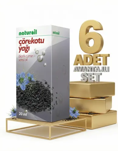 Naturoil Çörek Otu Yağı 6x20 Cc - Naturoil
