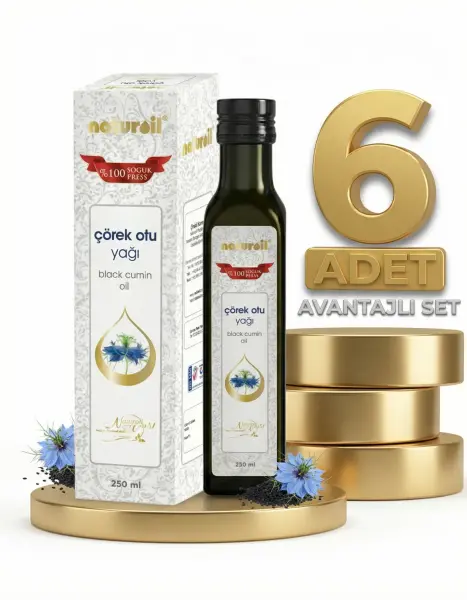 Naturoil Çörek Otu Yağı 6x250 Ml - 1