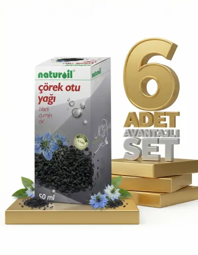 Naturoil Çörek Otu Yağı 6x50 Cc - Naturoil