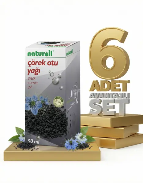 Naturoil Çörek Otu Yağı 6x50 Cc - 1