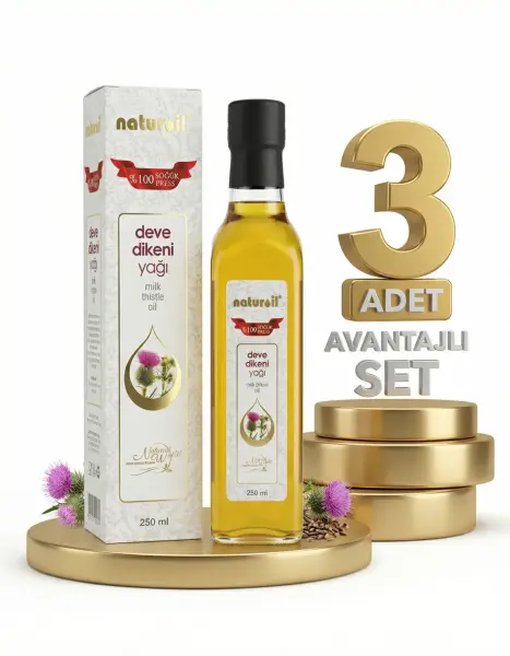 Naturoil Deve Dikeni Yağı 3x250 Ml - 1