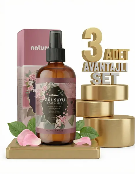 Naturoil Gül Suyu 3x250 Ml - 1