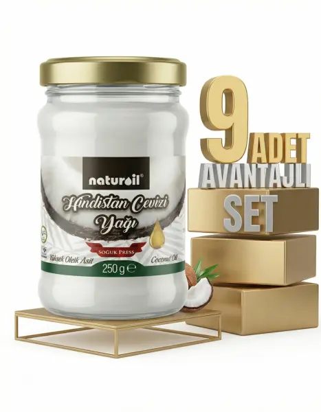 Naturoil Hindistan Cevizi Yağı 9x250 Gr - 1