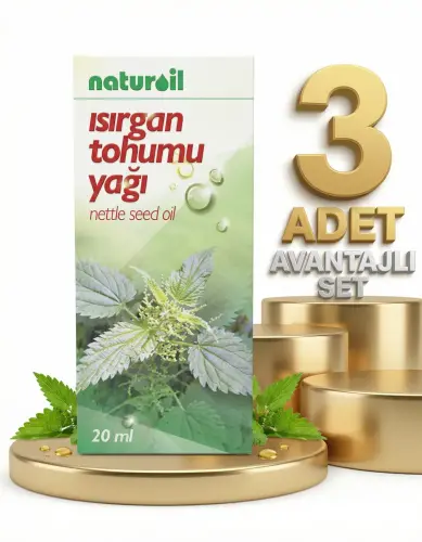 Naturoil Isırgan Tohumu Yağı 3x20 Cc - Naturoil