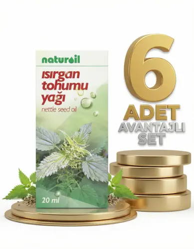 Naturoil Isırgan Tohumu Yağı 6x20 Cc - Naturoil
