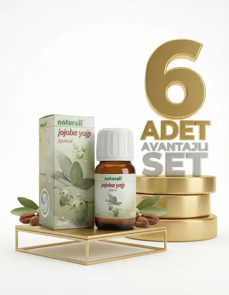 Naturoil Jojoba Yağı 6x20 Cc - 1