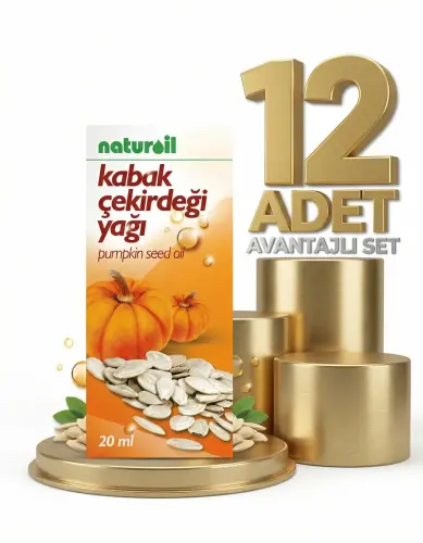 Naturoil Kabak Çekirdeği Yağı 12x20 Cc - Naturoil