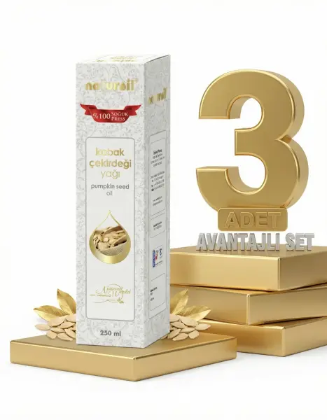 Naturoil Kabak Çekirdeği Yağı 3x250 Ml - 1