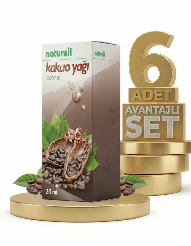 Naturoil Kakao Yağı 6x20 Ml - Naturoil