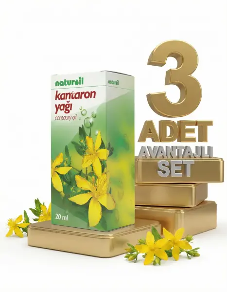 Naturoil Kantaron Yağı 3x20 Cc - 1
