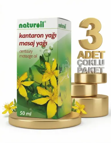 Naturoil Kantaron Yağı 3x50 Cc - Naturoil