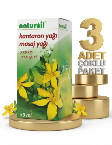 Naturoil Kantaron Yağı 3x50 Cc - 1