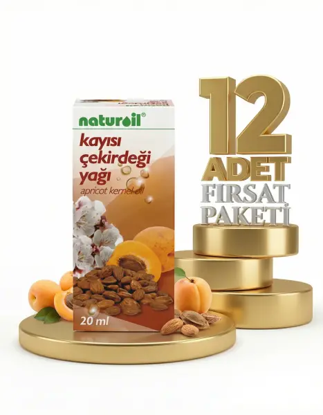 Naturoil Kayısı Çekirdeği Yağı 12x20 Cc - 1