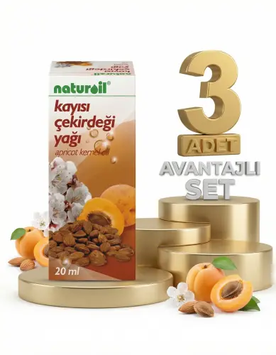 Naturoil Kayısı Çekirdeği Yağı 3x20 Cc - NATUROİL