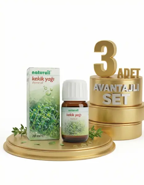 Naturoil Kekik Yağı 3x20 Cc - 1