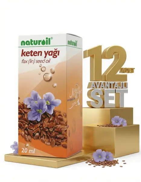 Naturoil Keten Yağı 12x20 Ml - 1