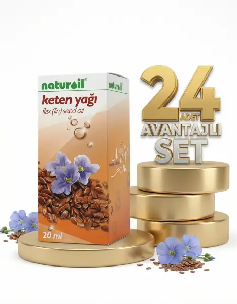 Naturoil Keten Yağı 24x20 Ml - 1
