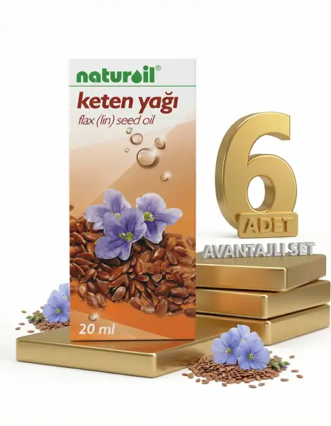 Naturoil Keten Yağı 6x20 Ml - 1