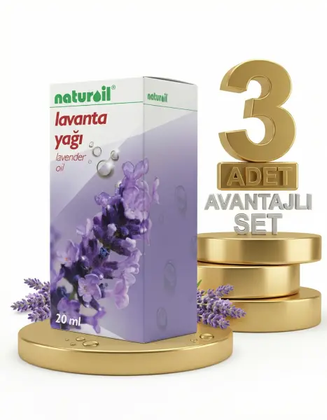 Naturoil Lavanta Yağı 3x20 Cc - 1